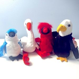 NWT, Beanie Bird Bundle (4 birds))